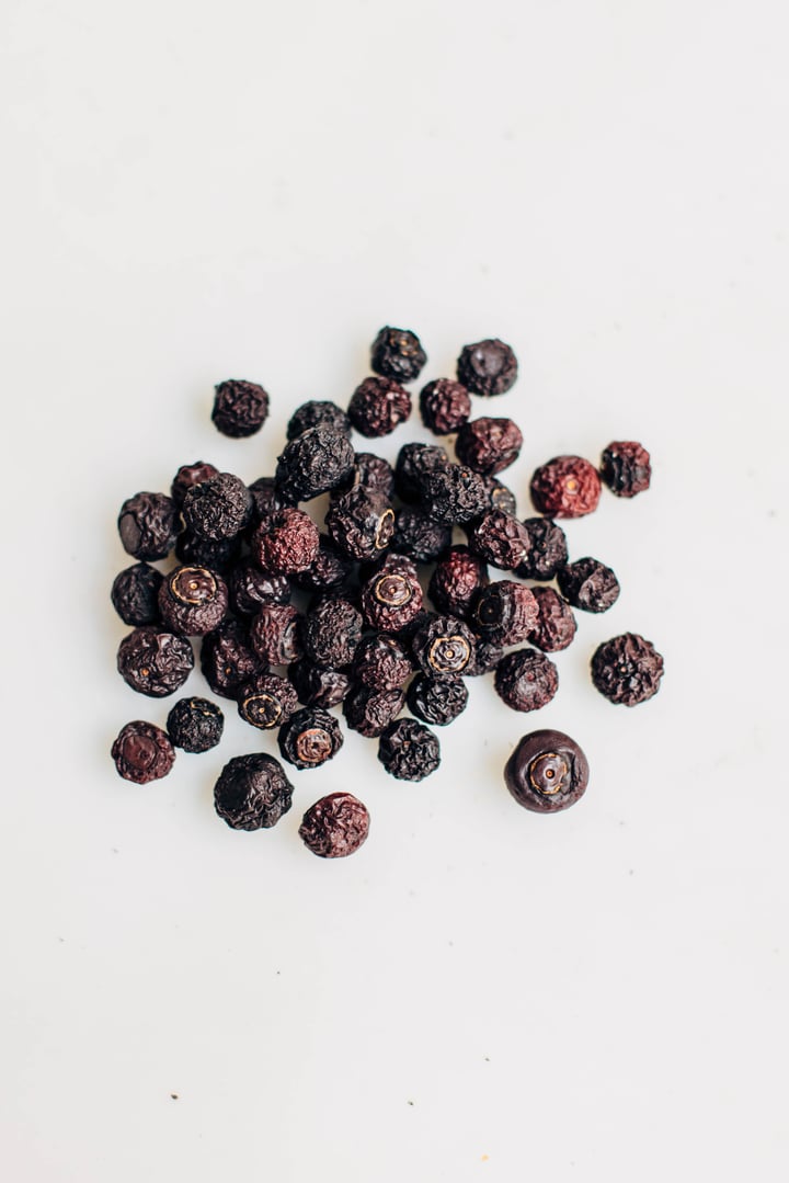 dried blueberries
