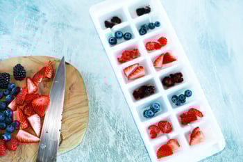 berry ice cubes