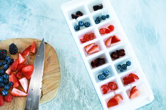 berry ice cubes