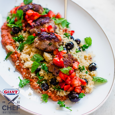 Blackberry lamb kofta