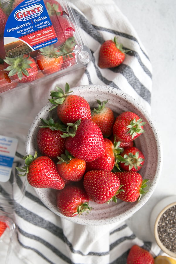 bowl of strawberries