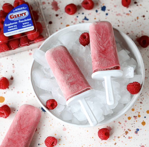 Raspberry Popsicles