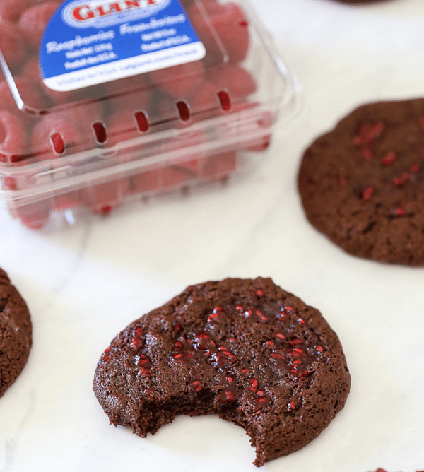 Raspberry Swirl Cookies