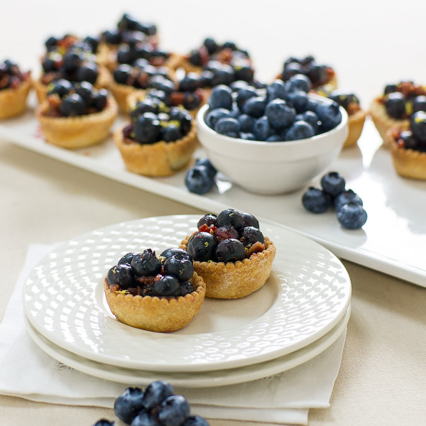 bacon blueberry mini pies