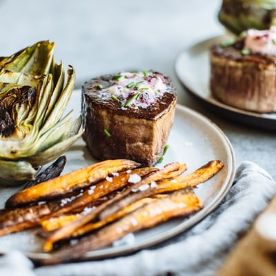 blackberry butter filet mignon