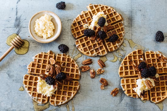 blackberry pecan waffles-4