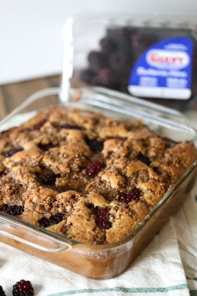 blackberry cinnamon streusel cake  