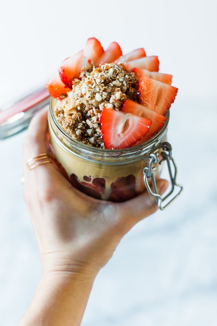 peanut butter berry parfait