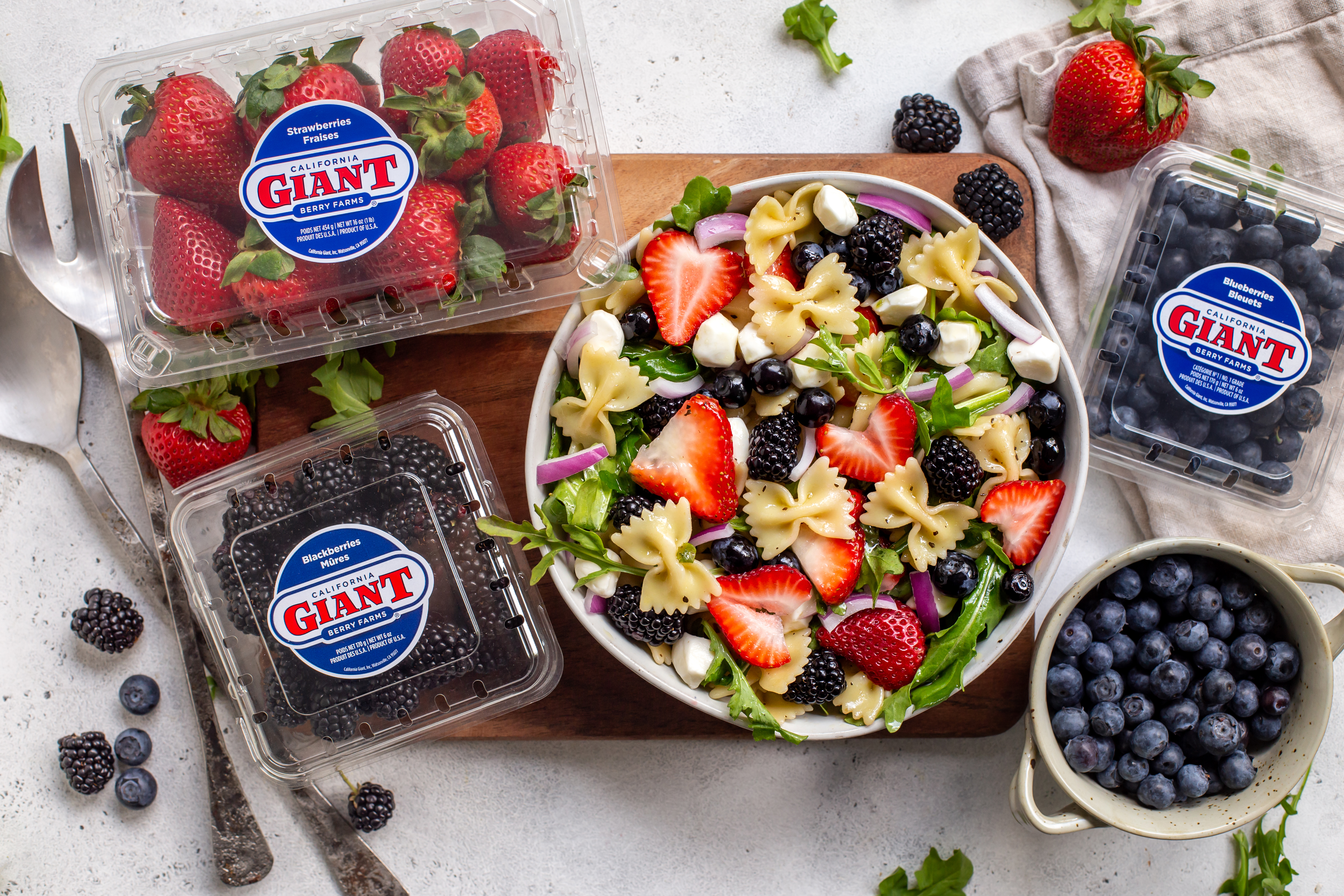 Sweet & Savory Summer Bliss: Berry Pasta Salad